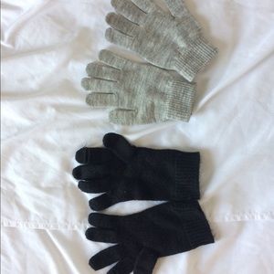 Calvin Klein and H&M gloves